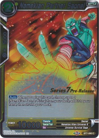 Namekian Partner Saonel (BT7-090_PR) [Assault of the Saiyans Prerelease Promos] | Dragon's Lair Comics and Fantasy Houston TX