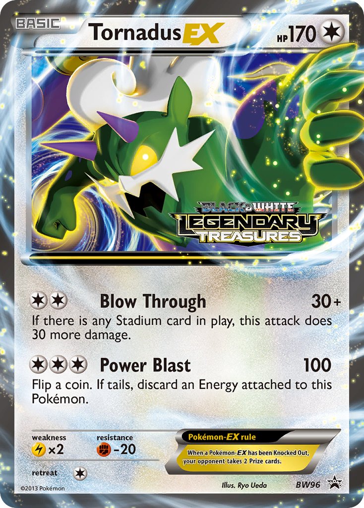 Tornadus EX (BW96) [Black & White: Black Star Promos] | Dragon's Lair Comics and Fantasy Houston TX