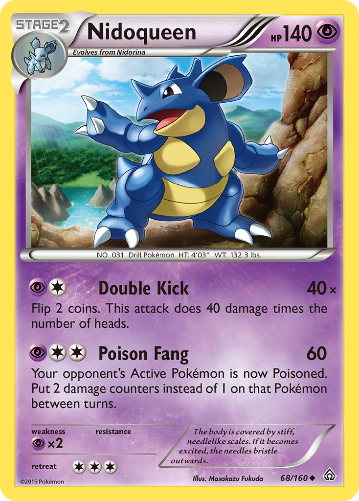 Nidoqueen (68/160) [XY: Primal Clash] | Dragon's Lair Comics and Fantasy Houston TX