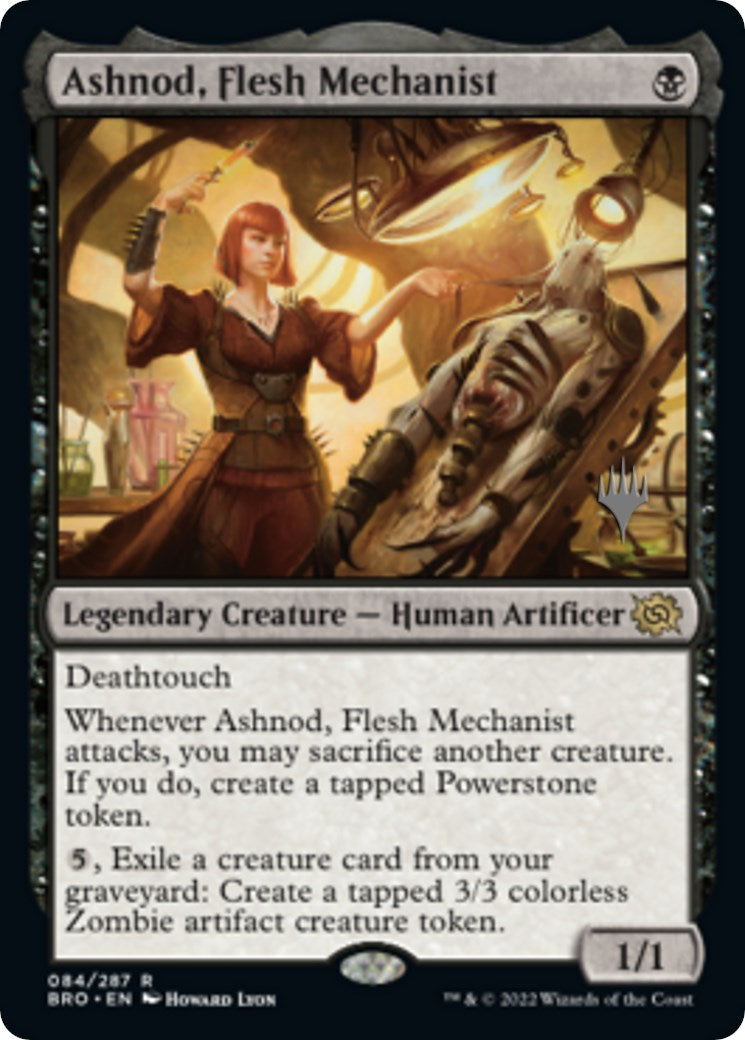 Ashnod, Flesh Mechanist (Promo Pack) [The Brothers' War Promos] | Dragon's Lair Comics and Fantasy Houston TX