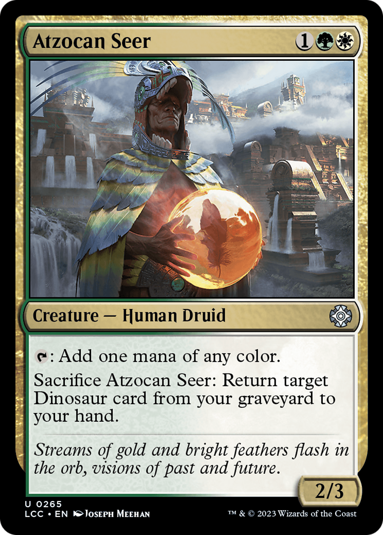 Atzocan Seer [The Lost Caverns of Ixalan Commander] | Dragon's Lair Comics and Fantasy Houston TX