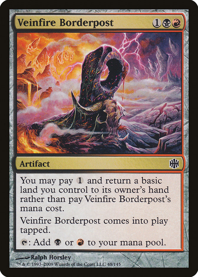 Veinfire Borderpost [Alara Reborn] | Dragon's Lair Comics and Fantasy Houston TX