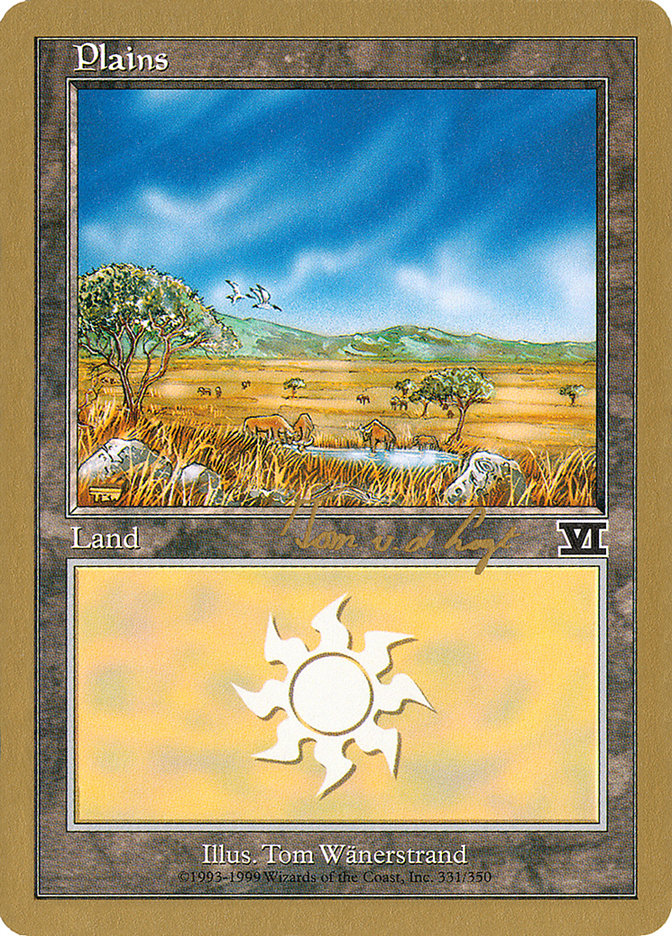 Plains (tvdl331) (Tom van de Logt) [World Championship Decks 2000] | Dragon's Lair Comics and Fantasy Houston TX