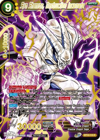 Syn Shenron, Destruction Incarnate (Alternate Art) (BT10-115) [Tournament Promotion Cards] | Dragon's Lair Comics and Fantasy Houston TX