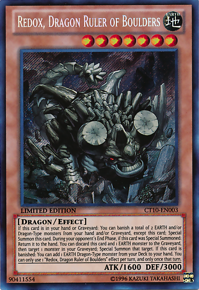 Redox, Dragon Ruler of Boulders [CT10-EN003] Secret Rare | Dragon's Lair Comics and Fantasy Houston TX