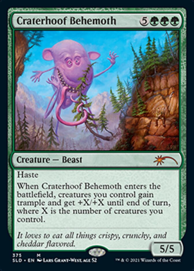 Craterhoof Behemoth (375) [Secret Lair Drop Series] | Dragon's Lair Comics and Fantasy Houston TX