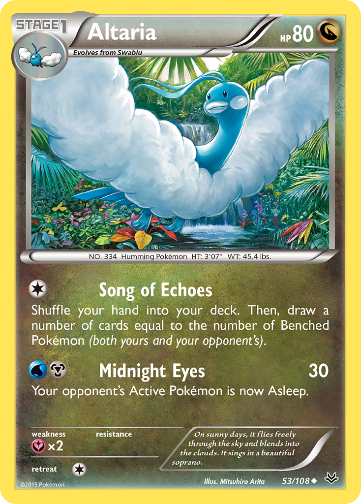 Altaria (53/108) [XY: Roaring Skies] | Dragon's Lair Comics and Fantasy Houston TX