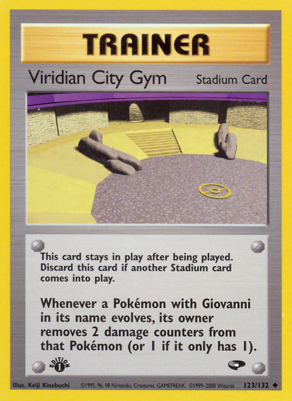 Viridian City Gym (123/132) [Gym Challenge 1st Edition] | Dragon's Lair Comics and Fantasy Houston TX