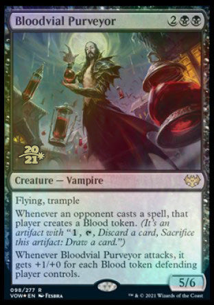 Bloodvial Purveyor [Innistrad: Crimson Vow Prerelease Promos] | Dragon's Lair Comics and Fantasy Houston TX