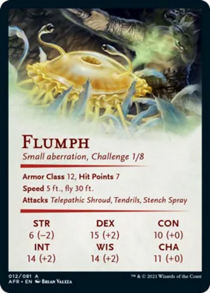 Flumph Art Card [Dungeons & Dragons: Adventures in the Forgotten Realms Art Series] | Dragon's Lair Comics and Fantasy Houston TX