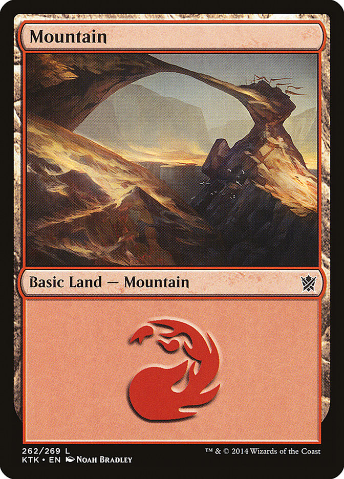 Mountain (262) [Khans of Tarkir] | Dragon's Lair Comics and Fantasy Houston TX