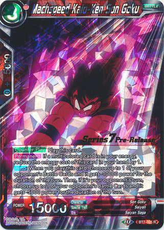 Machspeed Kaio-Ken Son Goku (BT7-005_PR) [Assault of the Saiyans Prerelease Promos] | Dragon's Lair Comics and Fantasy Houston TX