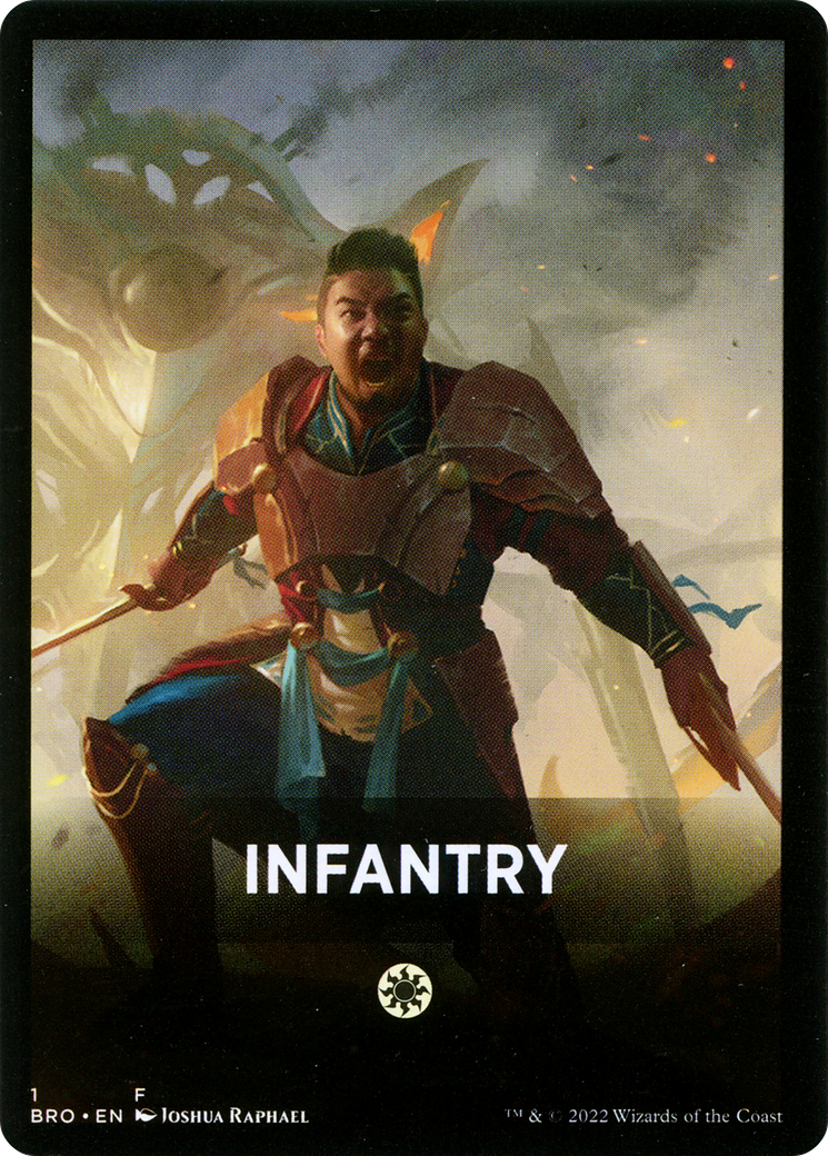 Infantry Theme Card [The Brothers' War Tokens] | Dragon's Lair Comics and Fantasy Houston TX