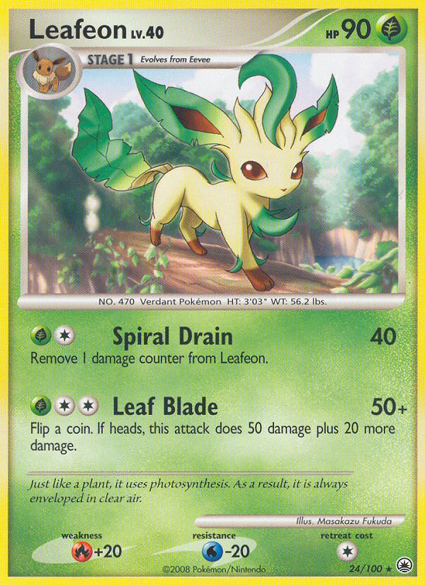 Leafeon (24/100) [Diamond & Pearl: Majestic Dawn] | Dragon's Lair Comics and Fantasy Houston TX