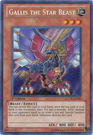 Gallis the Star Beast [LCGX-EN041] Secret Rare | Dragon's Lair Comics and Fantasy Houston TX