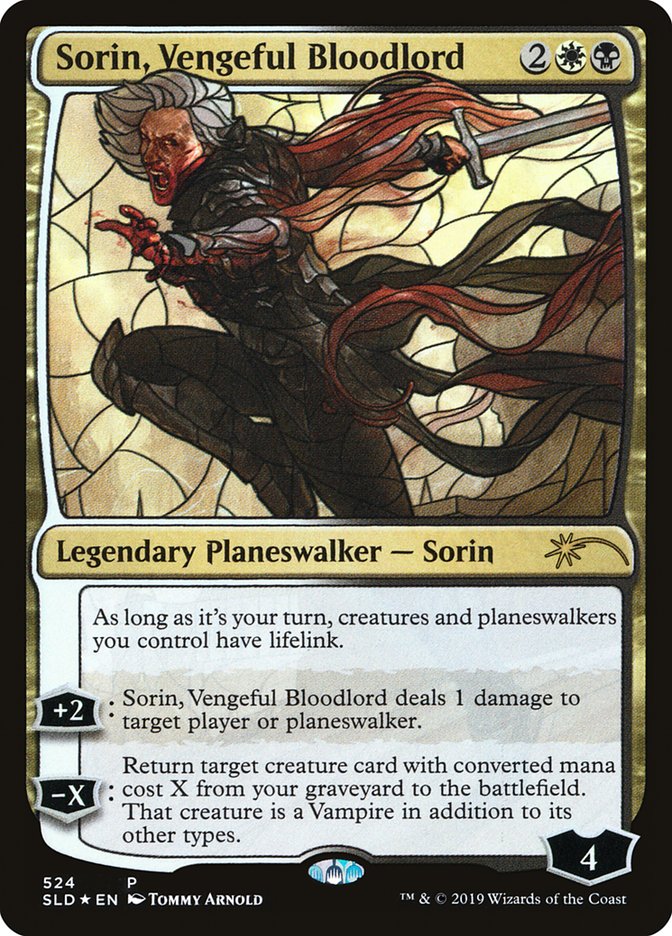 Sorin, Vengeful Bloodlord (Stained Glass) [Secret Lair Drop Promos] | Dragon's Lair Comics and Fantasy Houston TX