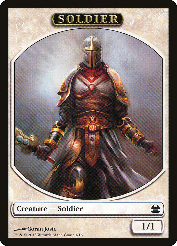 Soldier Token [Modern Masters Tokens] | Dragon's Lair Comics and Fantasy Houston TX