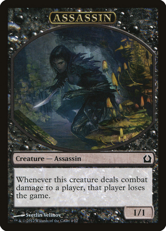 Assassin Token [Return to Ravnica Tokens] | Dragon's Lair Comics and Fantasy Houston TX