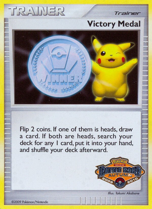 Victory Medal (2009-2010) (Battle Road Autumn) [League & Championship Cards] | Dragon's Lair Comics and Fantasy Houston TX