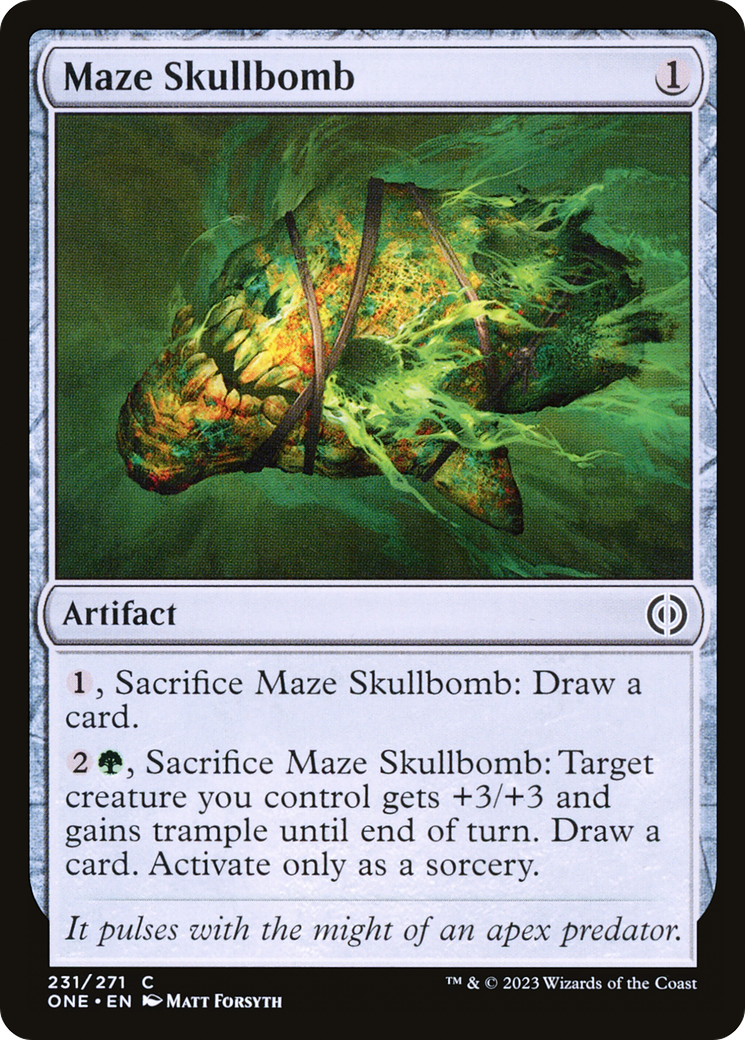 Maze Skullbomb [Phyrexia: All Will Be One] | Dragon's Lair Comics and Fantasy Houston TX