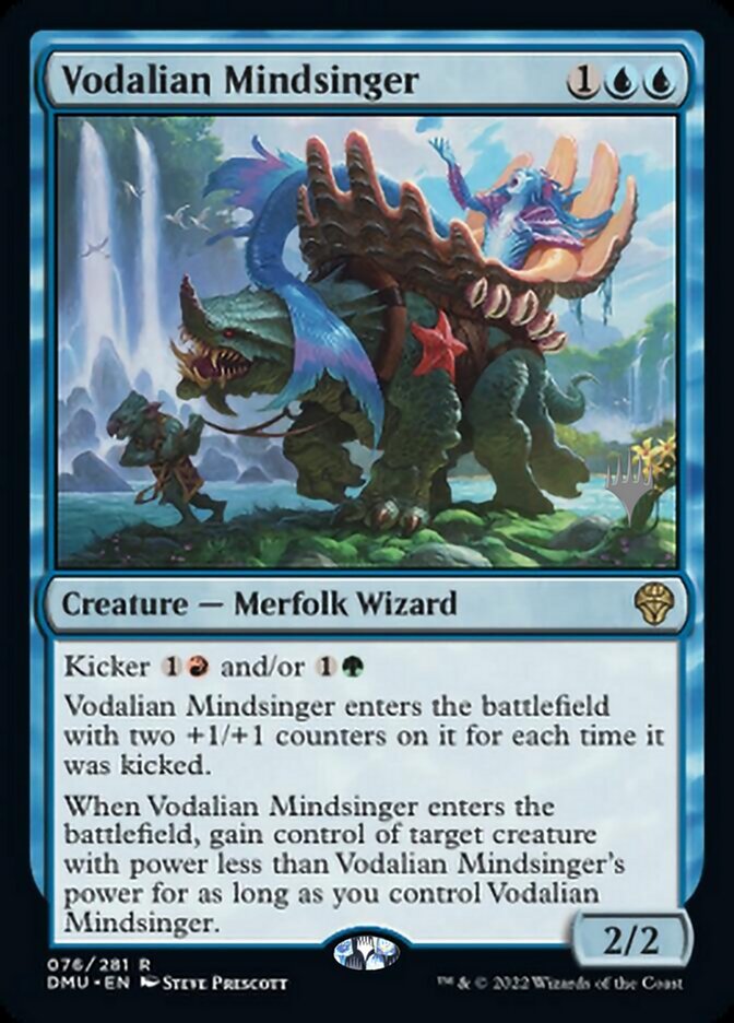 Vodalian Mindsinger (Promo Pack) [Dominaria United Promos] | Dragon's Lair Comics and Fantasy Houston TX