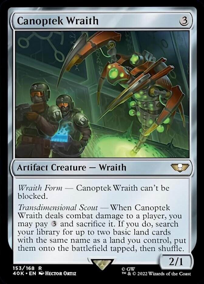 Canoptek Wraith (Surge Foil) [Warhammer 40,000] | Dragon's Lair Comics and Fantasy Houston TX