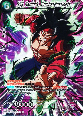 SS4 Bardock, Combat Instincts (SPR) (BT11-131) [Vermilion Bloodline 2nd Edition] | Dragon's Lair Comics and Fantasy Houston TX