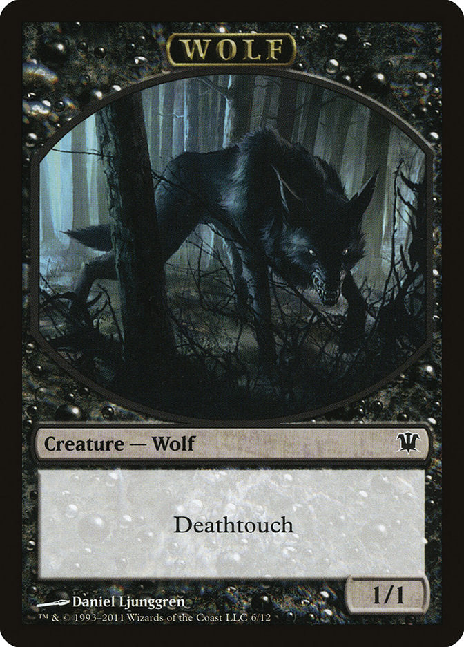 Wolf Token (6/12) [Innistrad Tokens] | Dragon's Lair Comics and Fantasy Houston TX