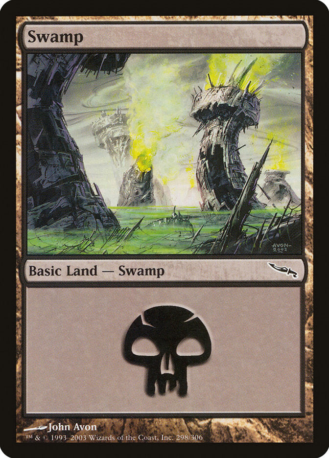 Swamp (298) [Mirrodin] | Dragon's Lair Comics and Fantasy Houston TX