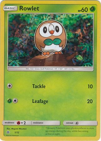 Rowlet (1/12) [McDonald's Promos: 2017 Collection] | Dragon's Lair Comics and Fantasy Houston TX