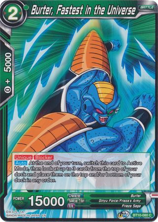 Burter, Fastest in the Universe (BT10-080) [Rise of the Unison Warrior 2nd Edition] | Dragon's Lair Comics and Fantasy Houston TX