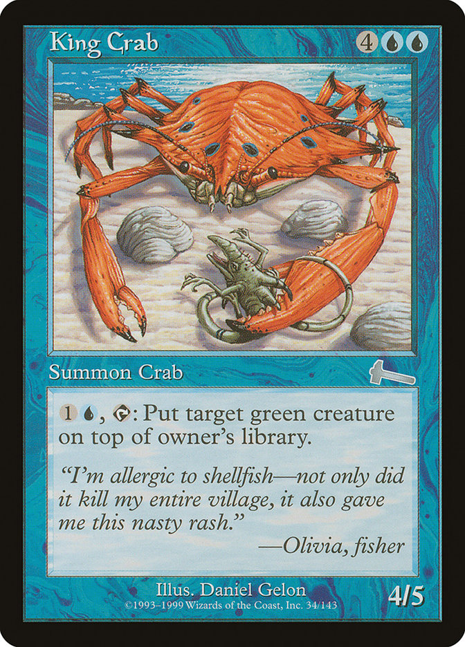 King Crab [Urza's Legacy] | Dragon's Lair Comics and Fantasy Houston TX