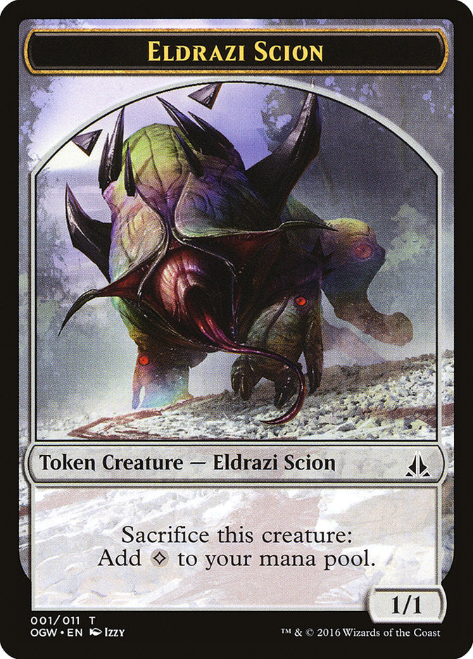 Eldrazi Scion Token (001/011) [Oath of the Gatewatch Tokens] | Dragon's Lair Comics and Fantasy Houston TX