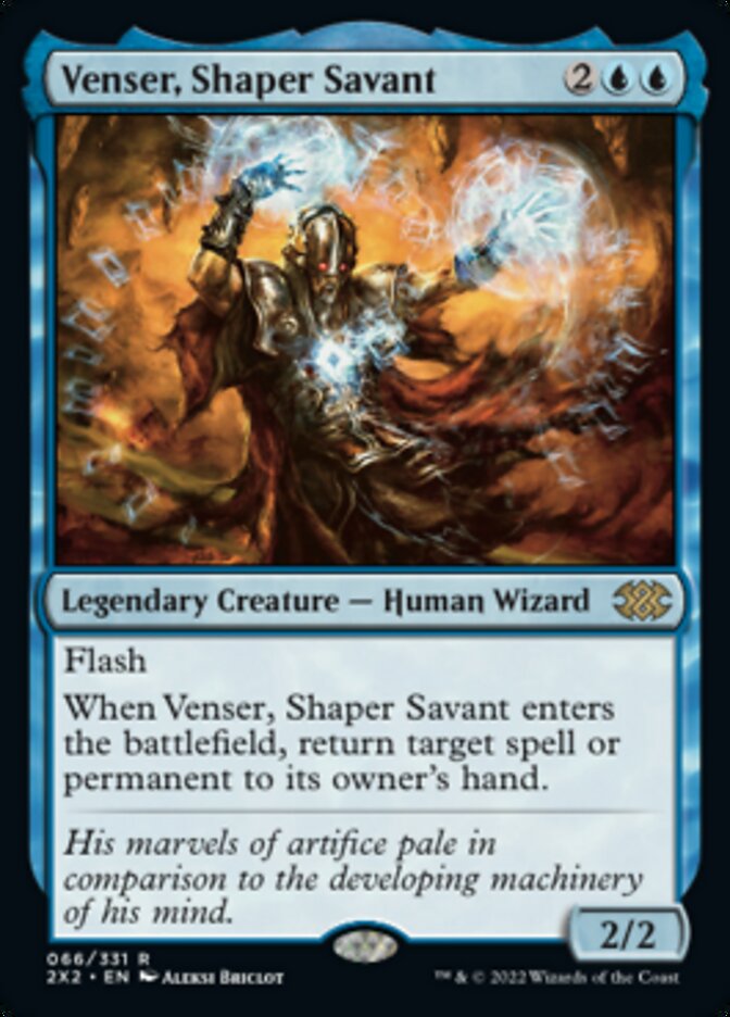 Venser, Shaper Savant [Double Masters 2022] | Dragon's Lair Comics and Fantasy Houston TX