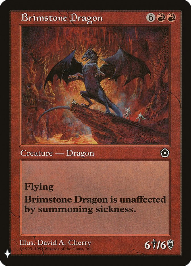 Brimstone Dragon [Mystery Booster] | Dragon's Lair Comics and Fantasy Houston TX