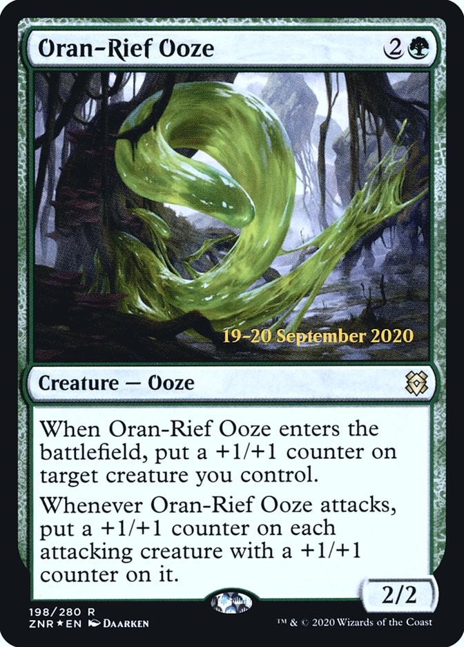 Oran-Rief Ooze [Zendikar Rising Prerelease Promos] | Dragon's Lair Comics and Fantasy Houston TX