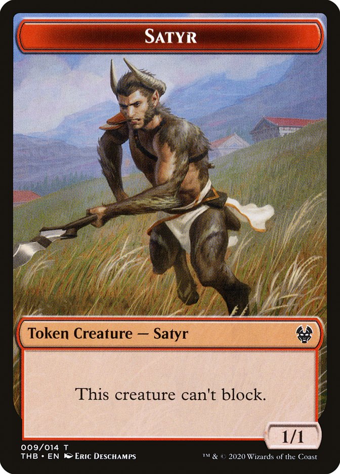 Satyr Token [Theros Beyond Death Tokens] | Dragon's Lair Comics and Fantasy Houston TX