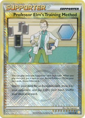 Professor Elm's Training Method (100/123) (League Promo) [HeartGold & SoulSilver: Base Set] | Dragon's Lair Comics and Fantasy Houston TX