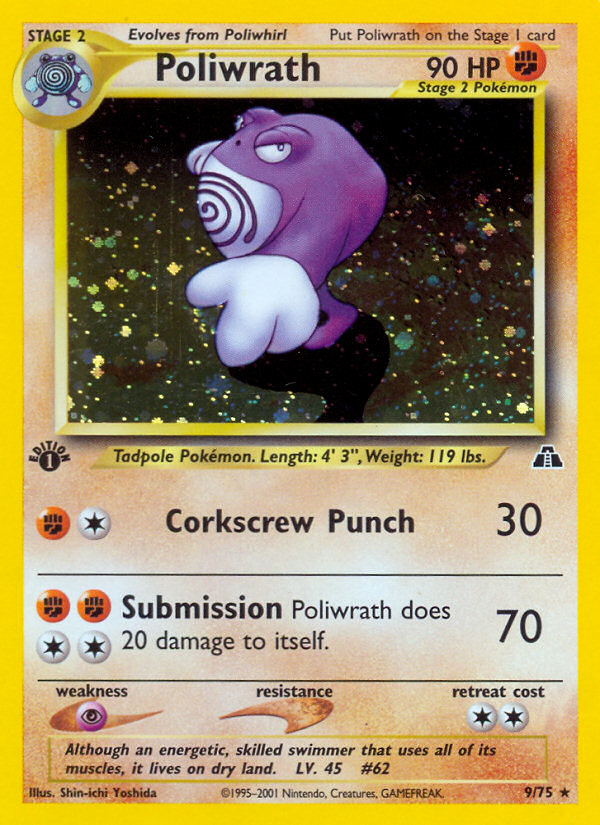 Poliwrath (9/75) [Neo Discovery 1st Edition] | Dragon's Lair Comics and Fantasy Houston TX