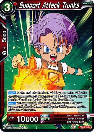 Support Attack Trunks (BT6-010) [Destroyer Kings] | Dragon's Lair Comics and Fantasy Houston TX