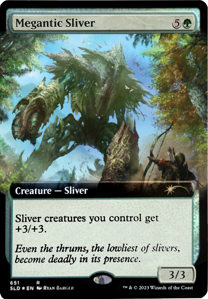 Megantic Sliver (Extended Art) [Secret Lair Drop Promos] | Dragon's Lair Comics and Fantasy Houston TX