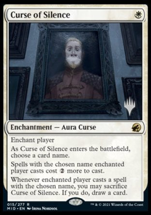 Curse of Silence (Promo Pack) [Innistrad: Midnight Hunt Promos] | Dragon's Lair Comics and Fantasy Houston TX