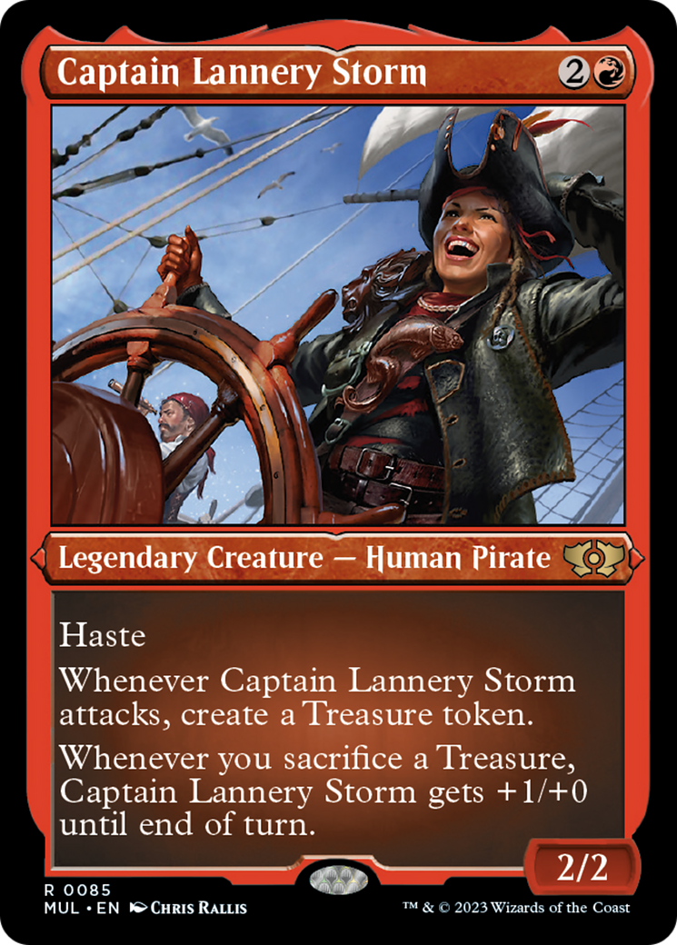 Captain Lannery Storm (Foil Etched) [Multiverse Legends] | Dragon's Lair Comics and Fantasy Houston TX