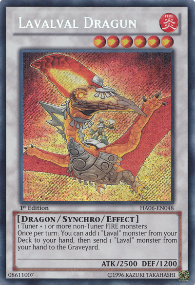 Lavalval Dragun [HA06-EN048] Secret Rare | Dragon's Lair Comics and Fantasy Houston TX