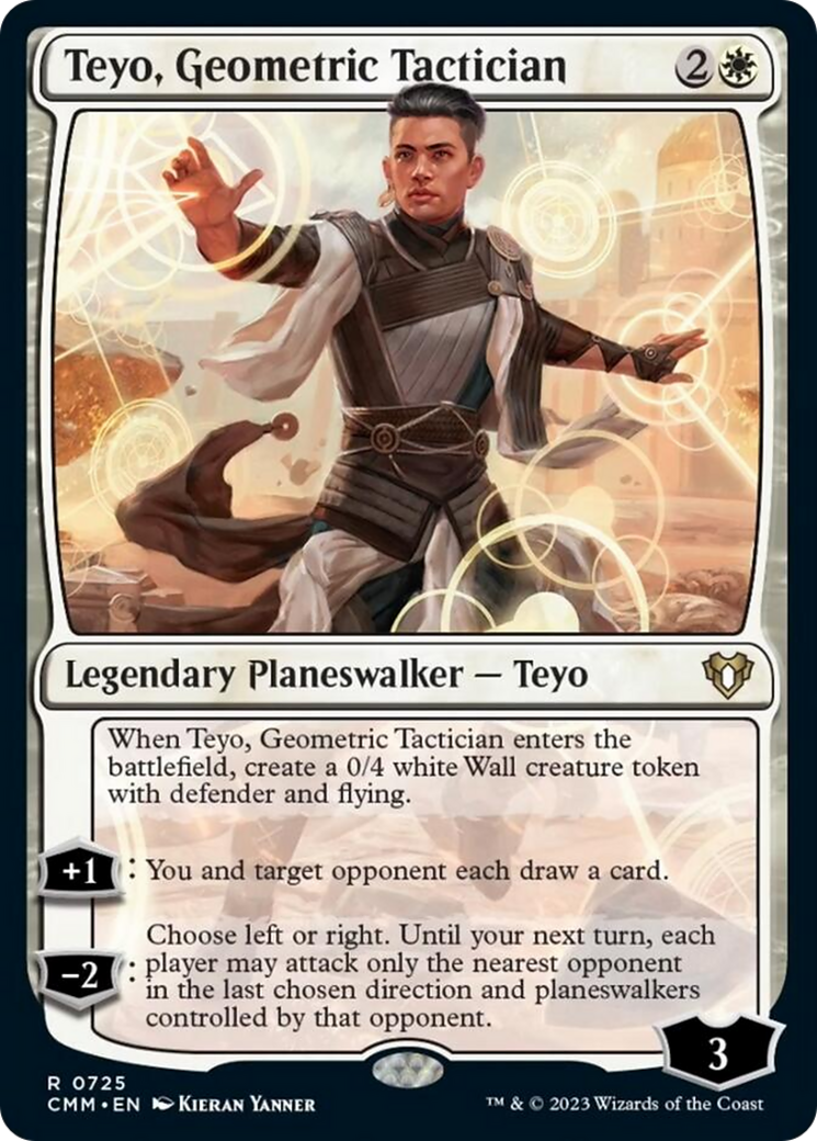 Teyo, Geometric Tactician [Commander Masters] | Dragon's Lair Comics and Fantasy Houston TX