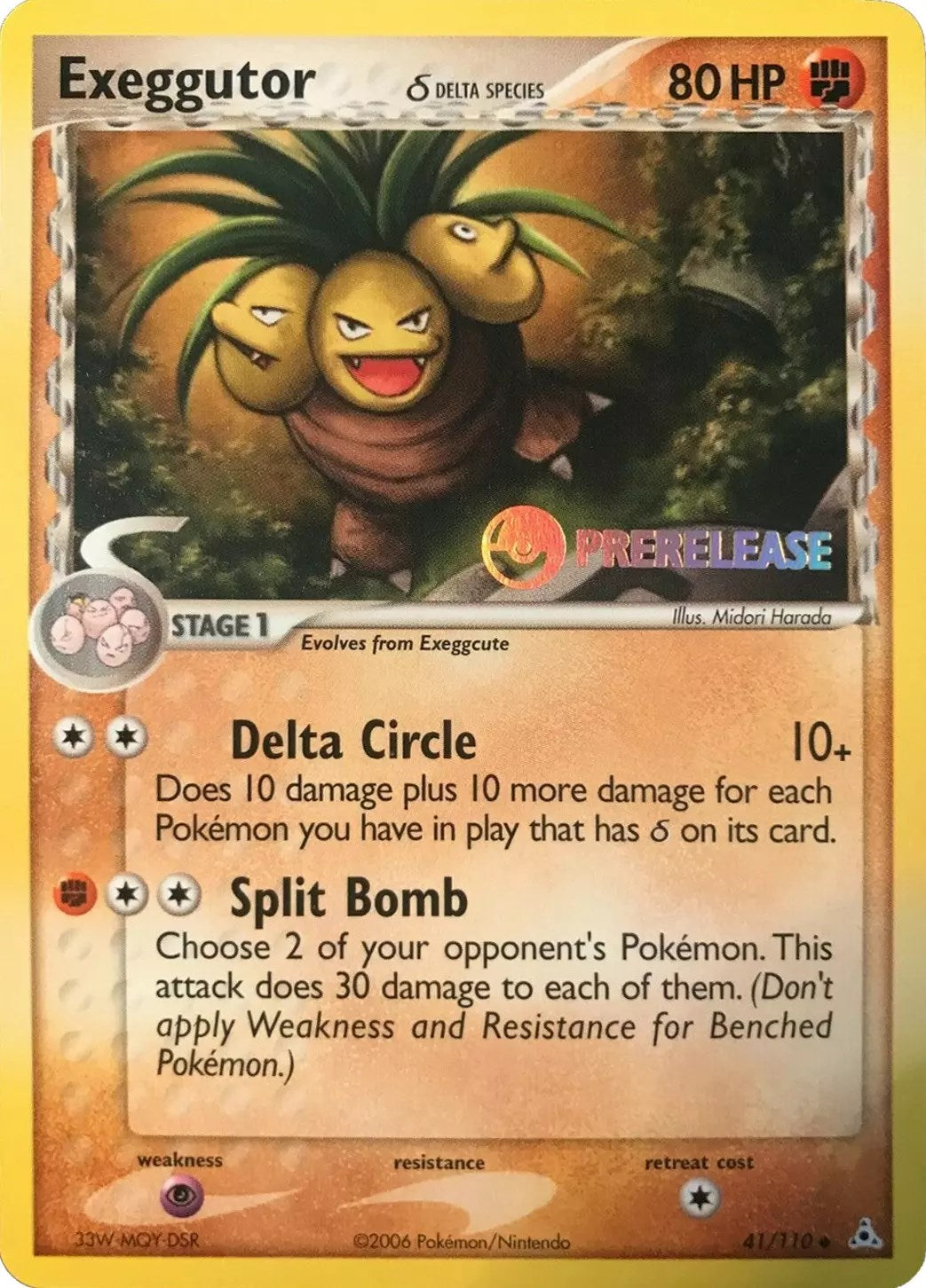 Exeggutor (41/110) (Prerelease) [EX: Holon Phantoms] | Dragon's Lair Comics and Fantasy Houston TX