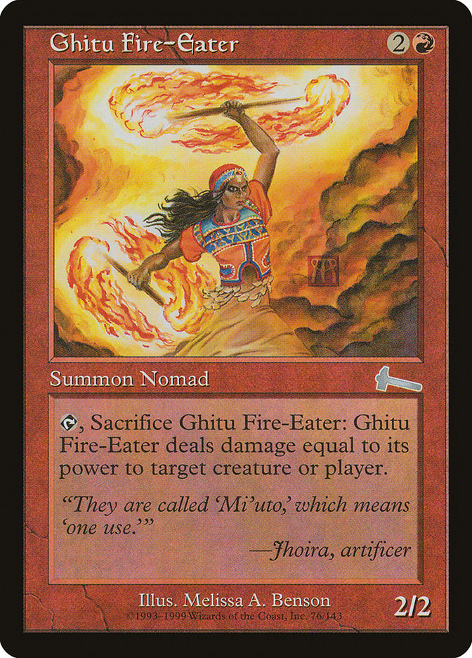 Ghitu Fire-Eater [Urza's Legacy] | Dragon's Lair Comics and Fantasy Houston TX