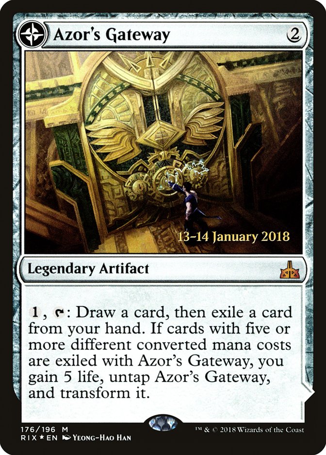 Azor's Gateway // Sanctum of the Sun [Rivals of Ixalan Prerelease Promos] | Dragon's Lair Comics and Fantasy Houston TX