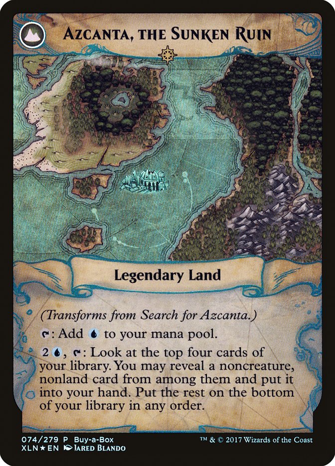 Search for Azcanta // Azcanta, the Sunken Ruin (Buy-A-Box) [Ixalan Treasure Chest] | Dragon's Lair Comics and Fantasy Houston TX