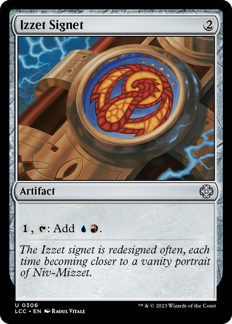 Izzet Signet [The Lost Caverns of Ixalan Commander] | Dragon's Lair Comics and Fantasy Houston TX